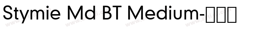 Stymie Md BT Medium字体转换 Stymie Md BT Medium字体转换